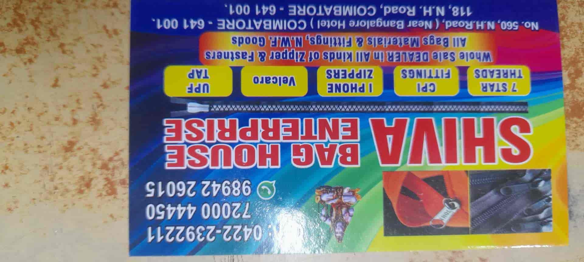 Shiva Bag House in Oppanakara Street,Coimbatore Best Bag Dealers in