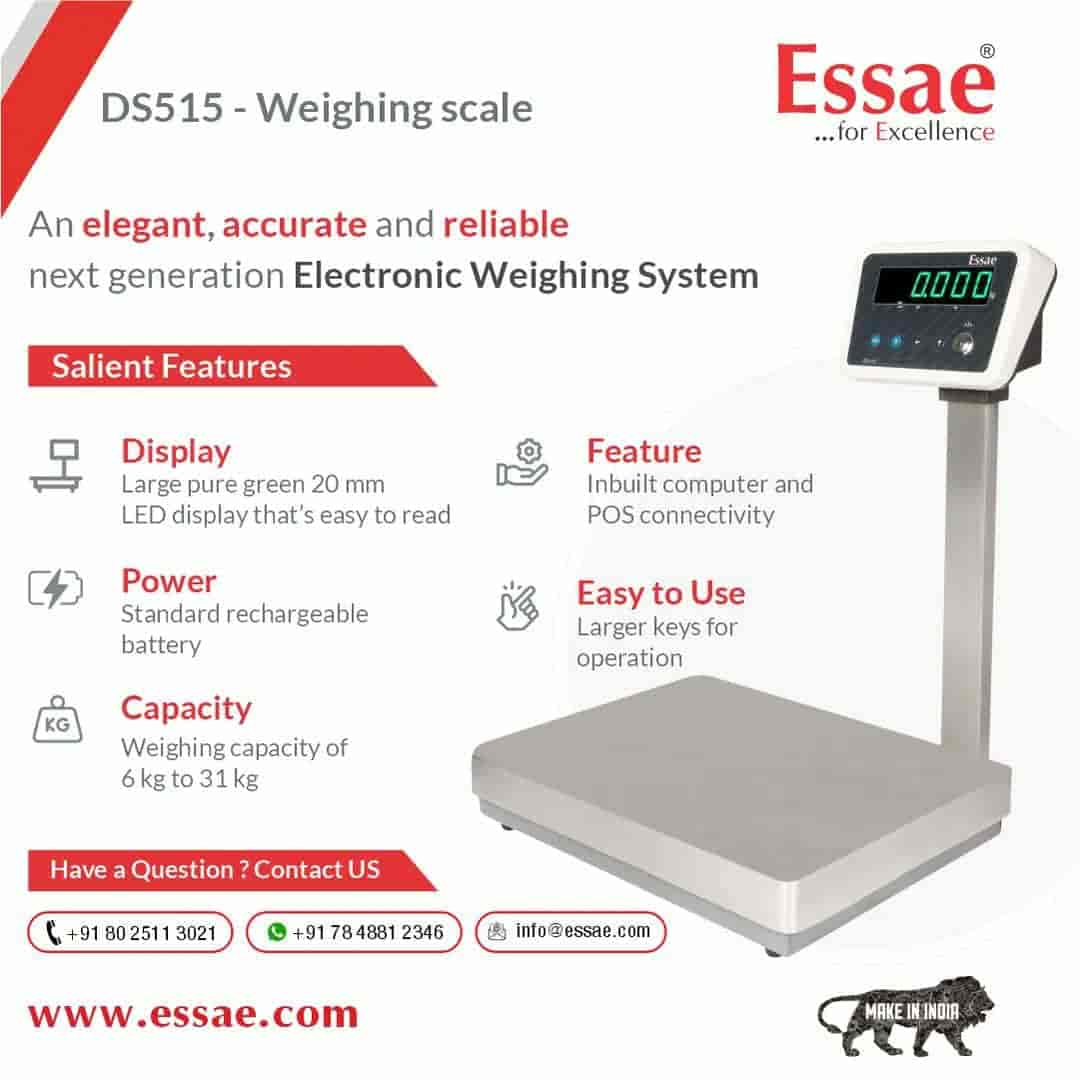Top Essae Weighing Machine Dealers in Calicut वेगहिंग मशीन डीलर्स