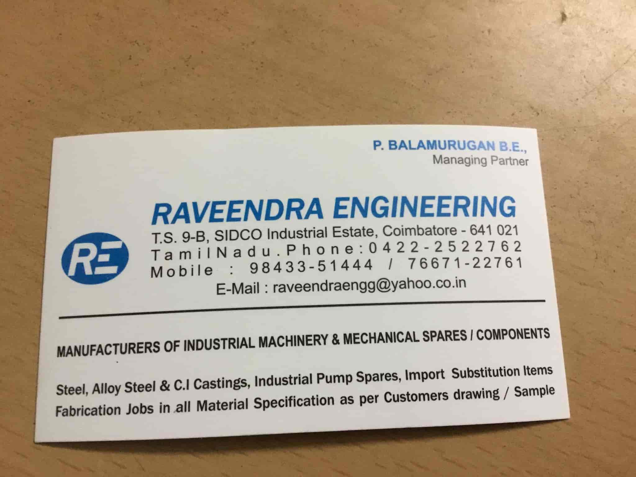 Top Aluminium Die Casting Manufacturers in SIDCO Industrial Estate