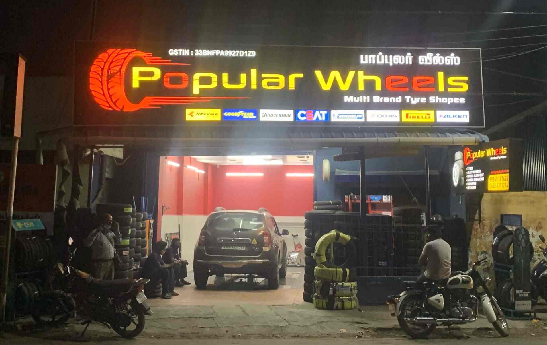 Popular Wheels, Rs Puram Coimbatore Tyre Dealers in Coimbatore Justdial