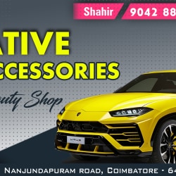 Creative car shop accessories