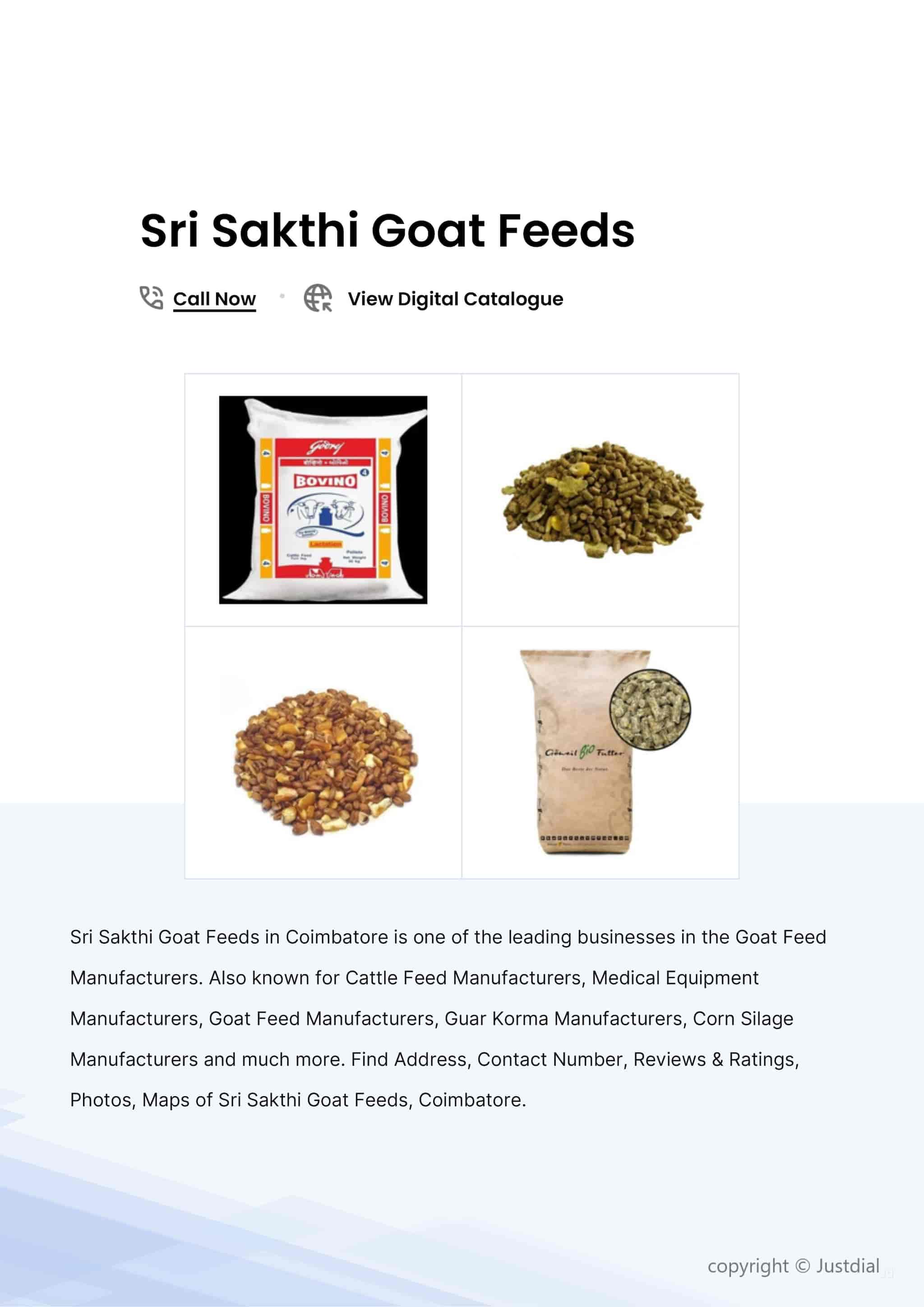 Animal Feed Corn Silage in Coimbatore at ₹ 100 Kg (MOQ:50 Kg