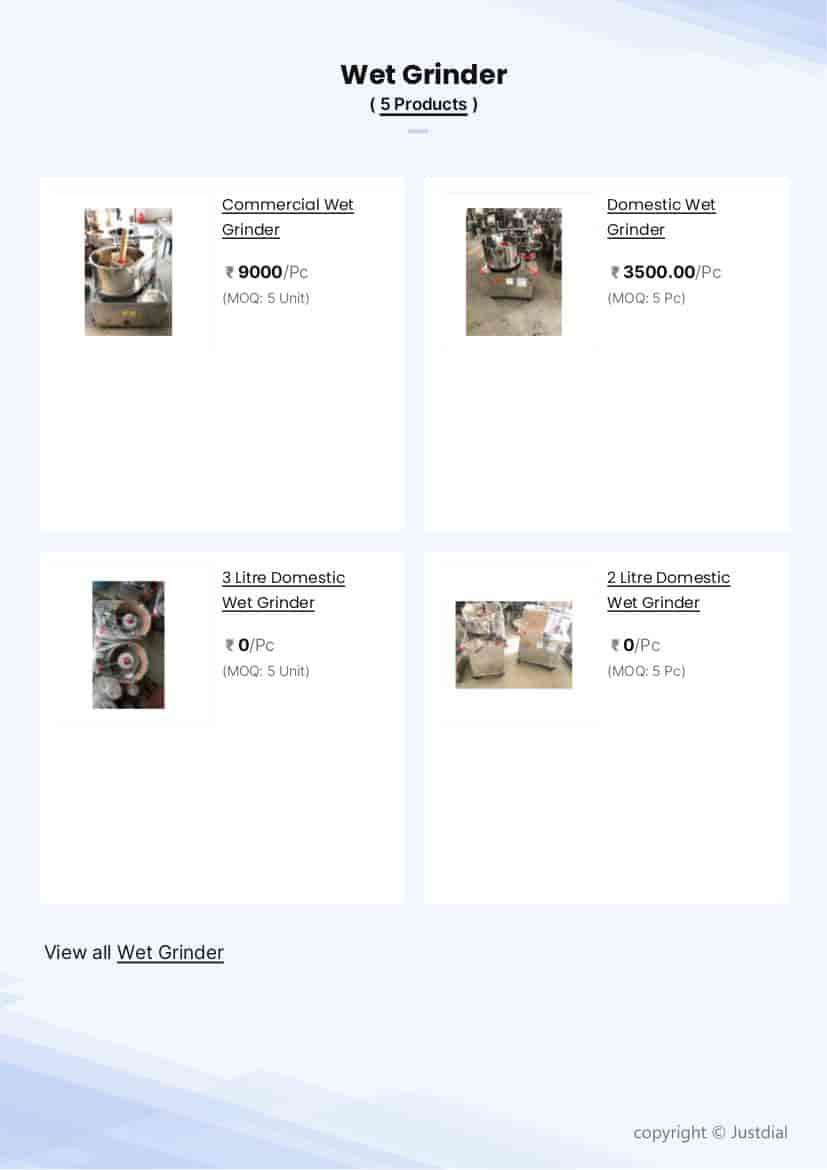 Commercial Wet in Coimbatore at ₹ 9,000 ₹ 15,000