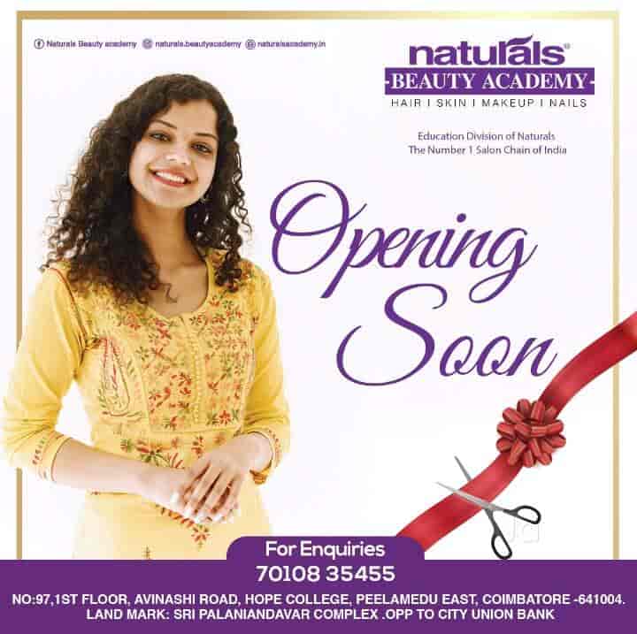 Naturals Beauty Academy Hope College Coimbatore in Hopes,Coimbatore
