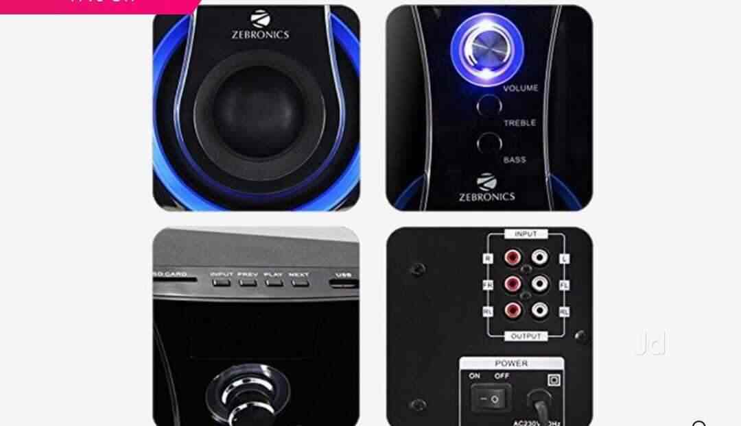 zebronics spirit 2.0 channel multimedia speakers
