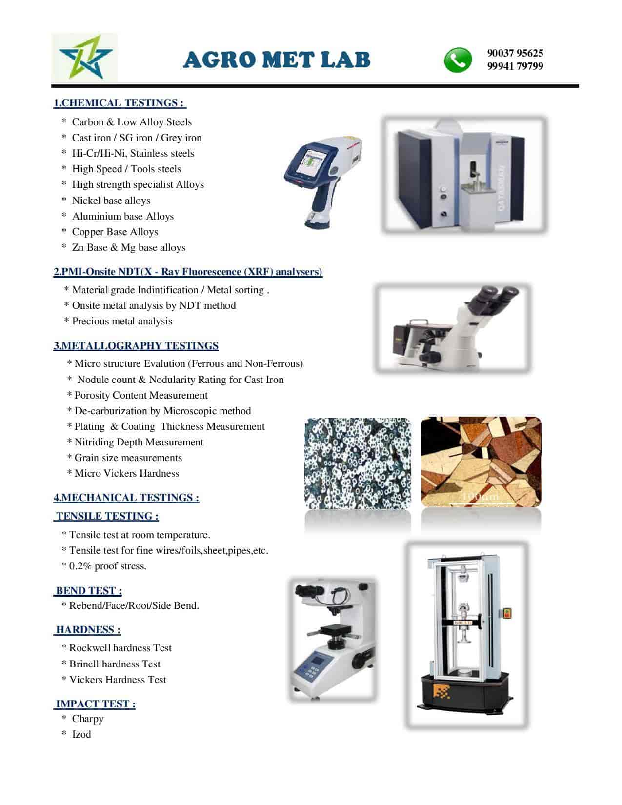 Top Laboratory Testing Services For Metal Hardness in Coimbatore