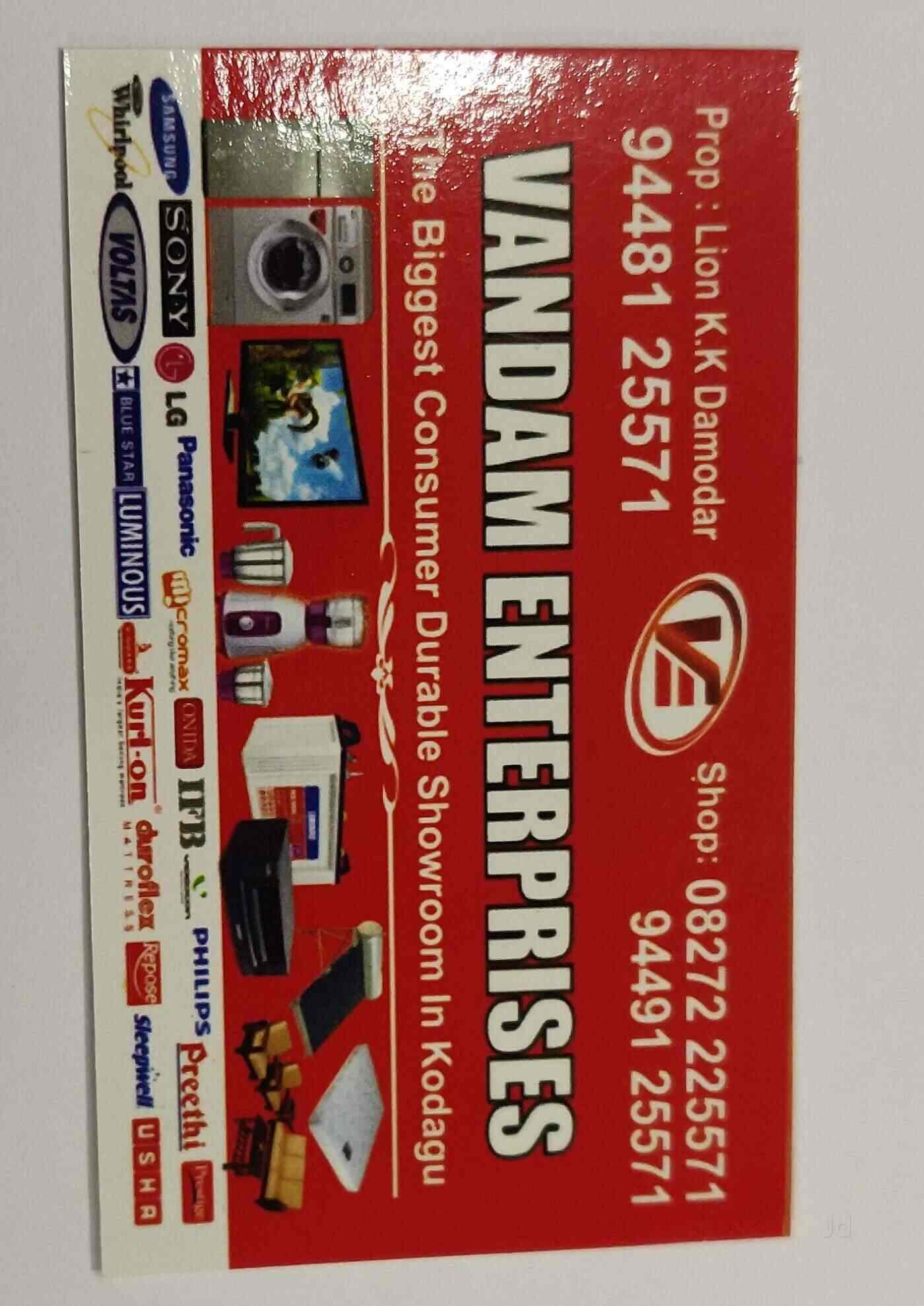 VANDAM ENTERPRISES in Madikeri Best Blue StarHome