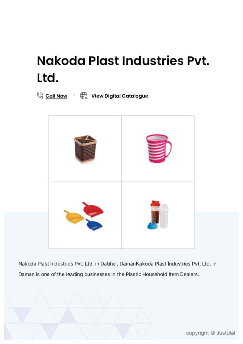 Nakodaplast Nakoda Plastic Chair Nakoda 444 Cozy Plastic Container