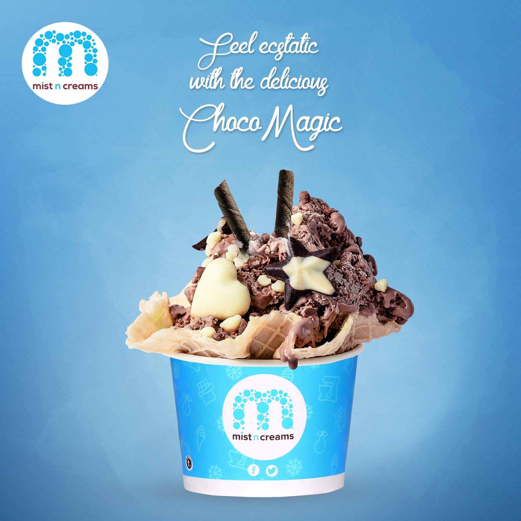 Mist N Creams in Koramangala,Bangalore Best Ice Cream Parlours in