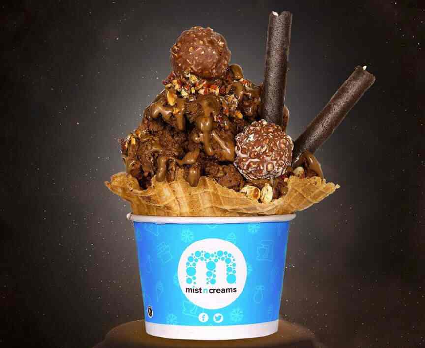 Mist N Creams in Koramangala,Bangalore Best Ice Cream Parlours in