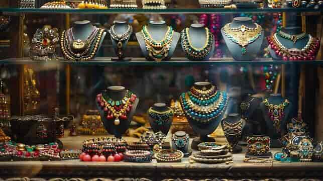 Jewellery vendors store