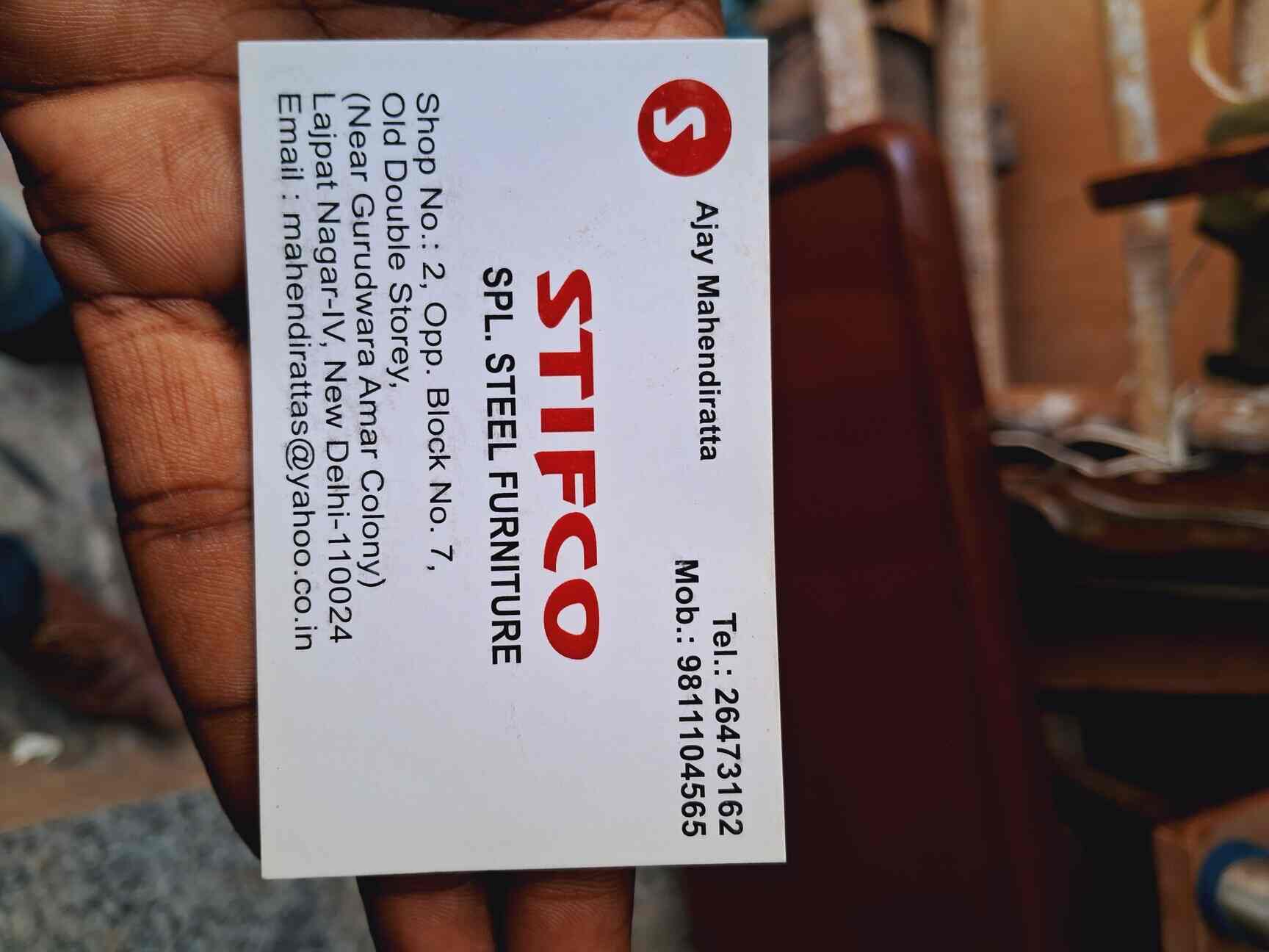 Stifco Steel Furniture in Amar Colonylajpat Nagar,Delhi Best Furniture Dealers in Delhi