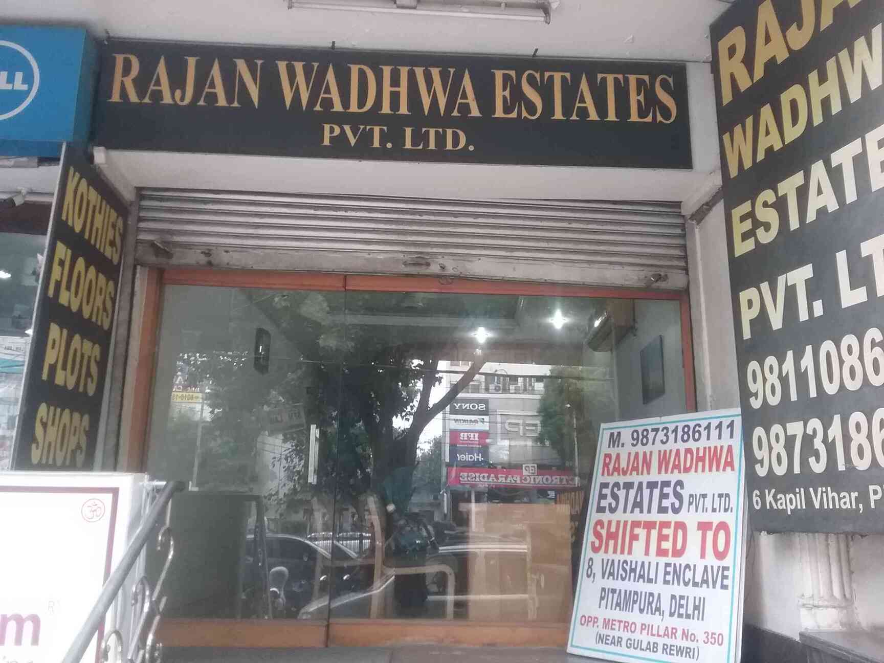 Rajan Wadhwa Estates in Vaishalipitampura,Delhi Best Estate Agents