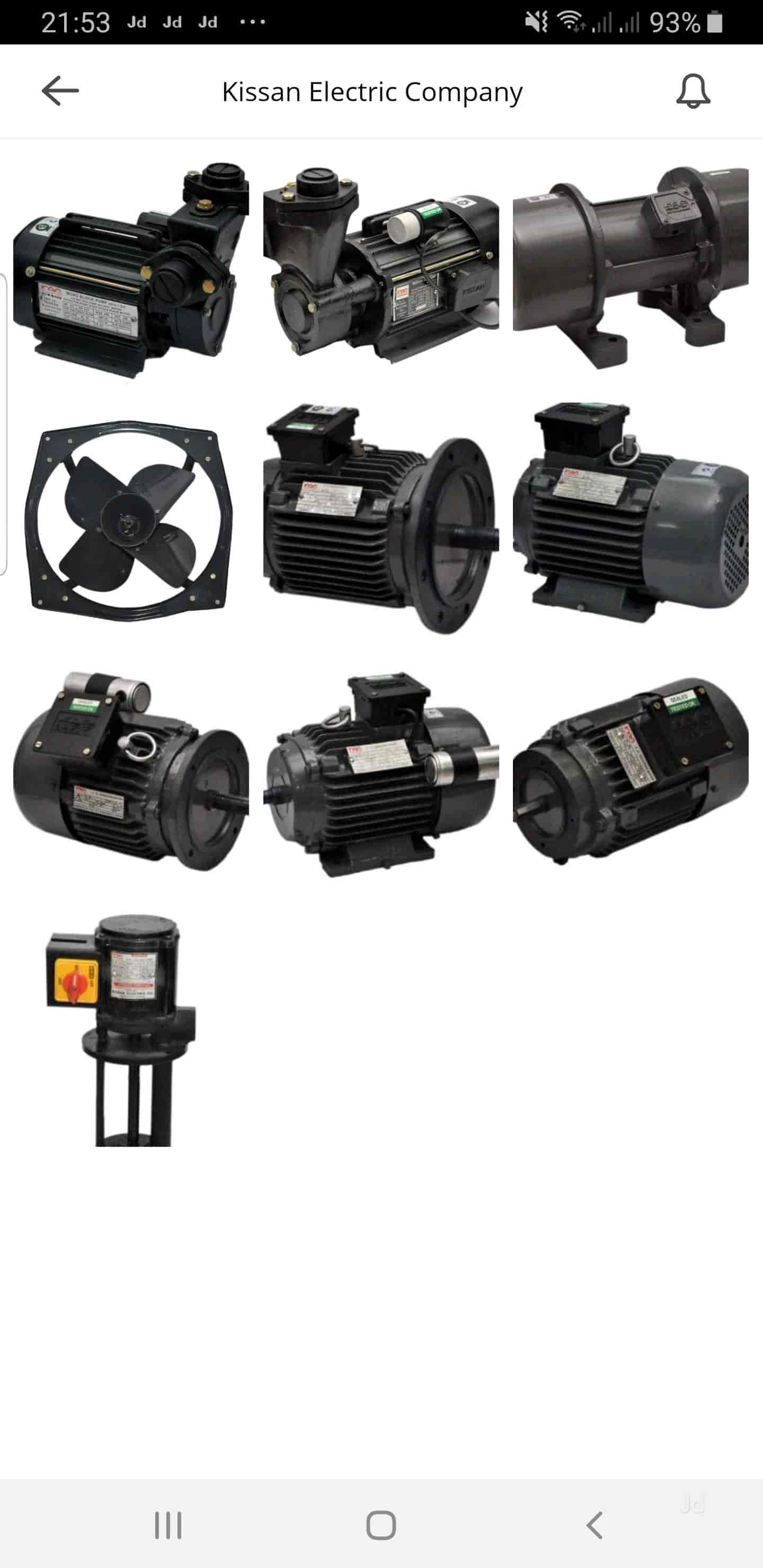 Kissan Electric Company, Faridabad NIT Electric Motor Dealers in