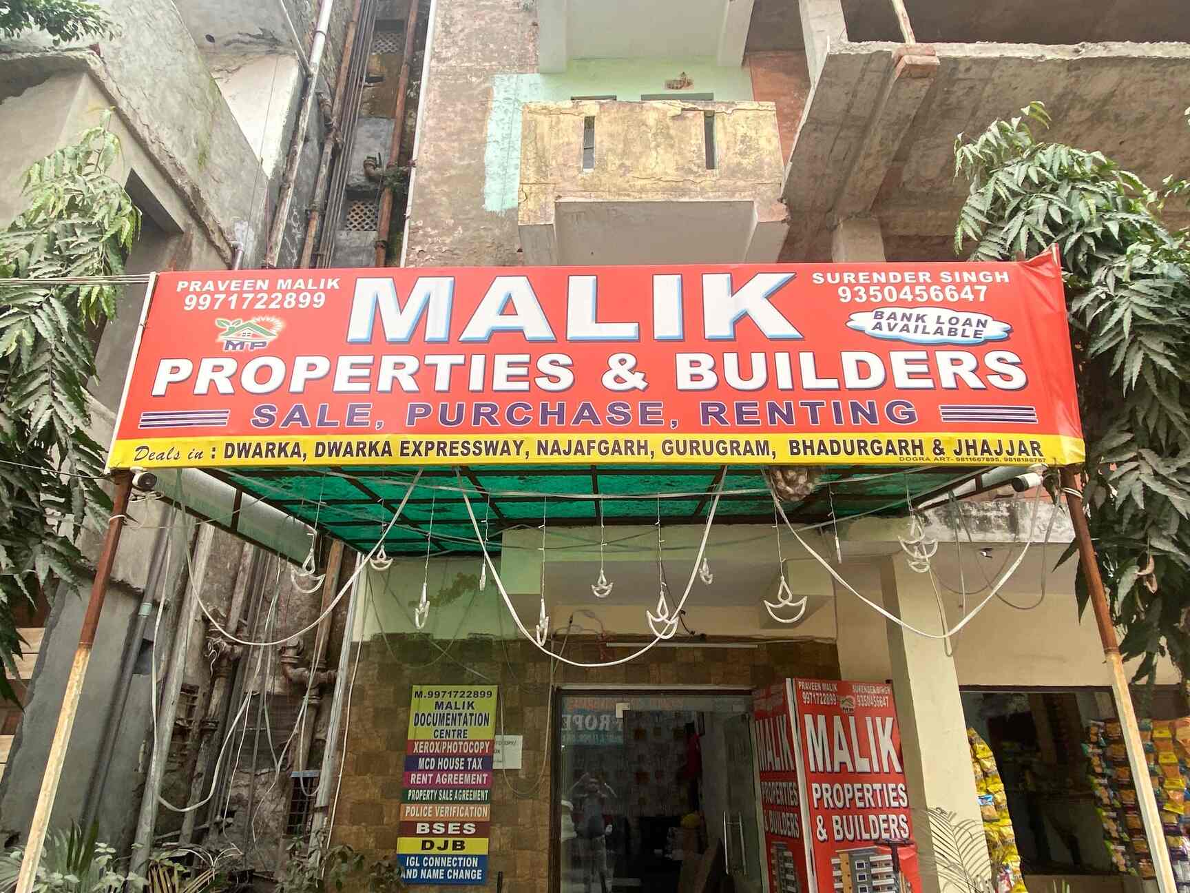 Malik Properties And Builders in Dwarka Sector 16b,Delhi Best Real