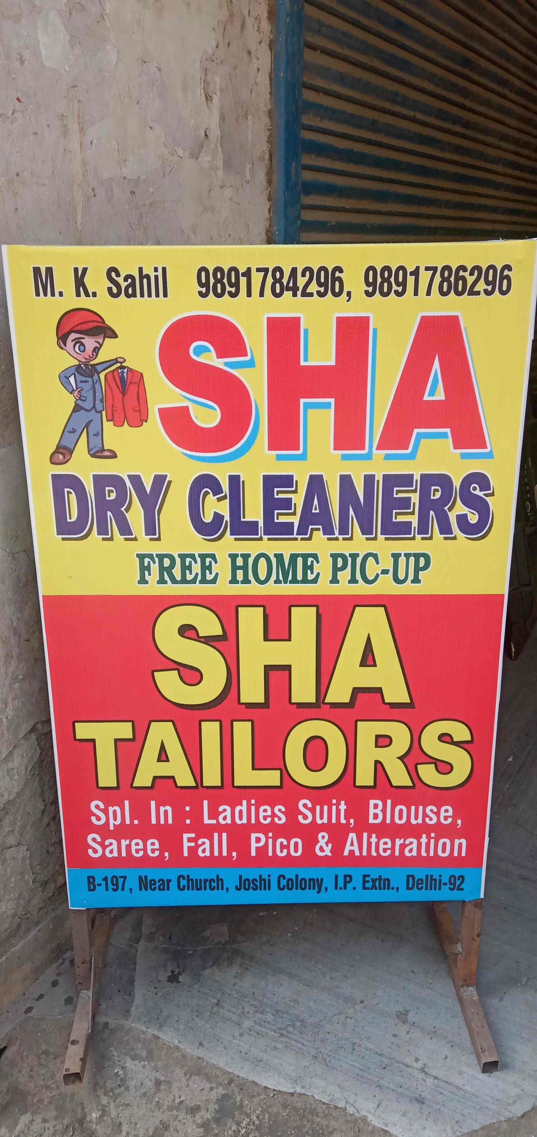 Sha Dry Cleaners in Joshi Colony,Delhi Best Dry Cleaners in Delhi
