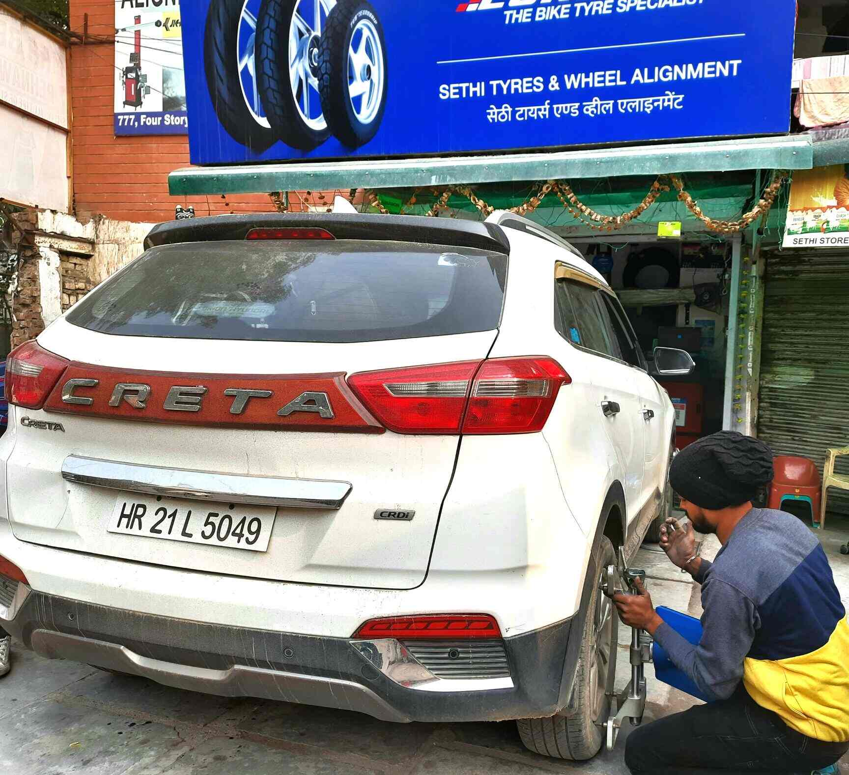 Sethi Tyre & Wheel Alignment in Vishal Enclaverajouri Garden,Delhi