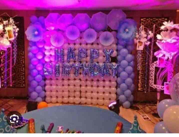 Krishna Ballon Decoration in Best Birthday Party