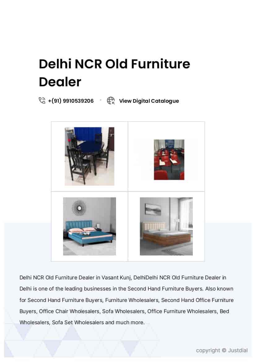 Old Second Hand Office Furniture in Delhi at ₹ 4,000 ₹ 5,500