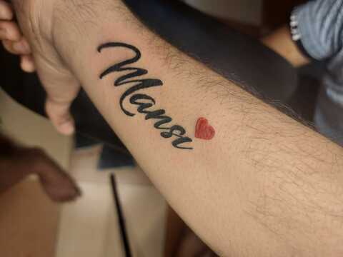 Beautiful Name Tattoo Mansi Name Letter Tattoo Design YouTube