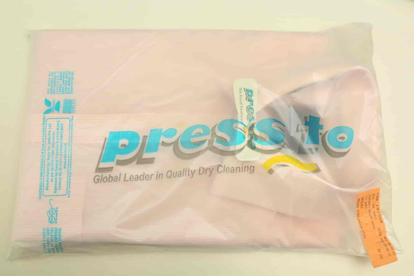 Find list of Pressto Dry Cleaning & Laundry in Delhi Pressto Dry