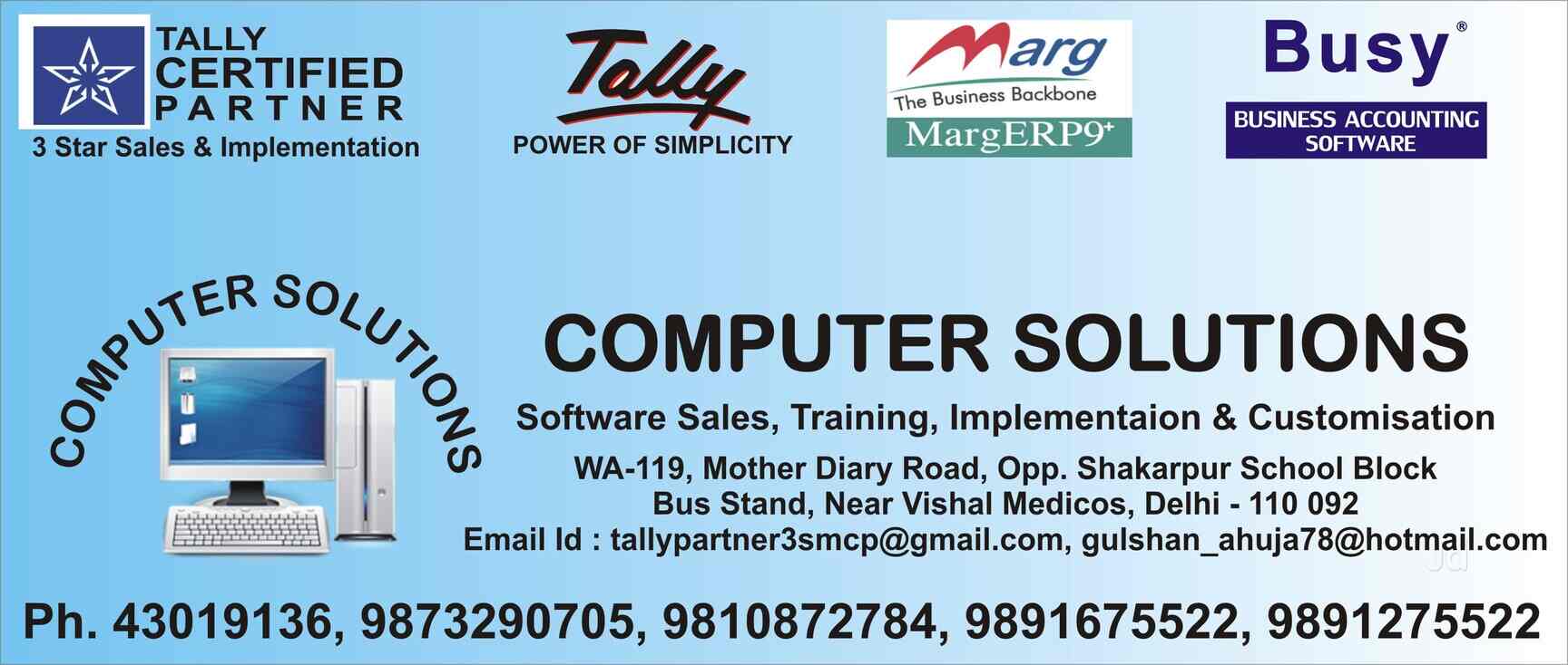 Computer Solutions Complete It Solution, Laxmi Nagar Tutorials in