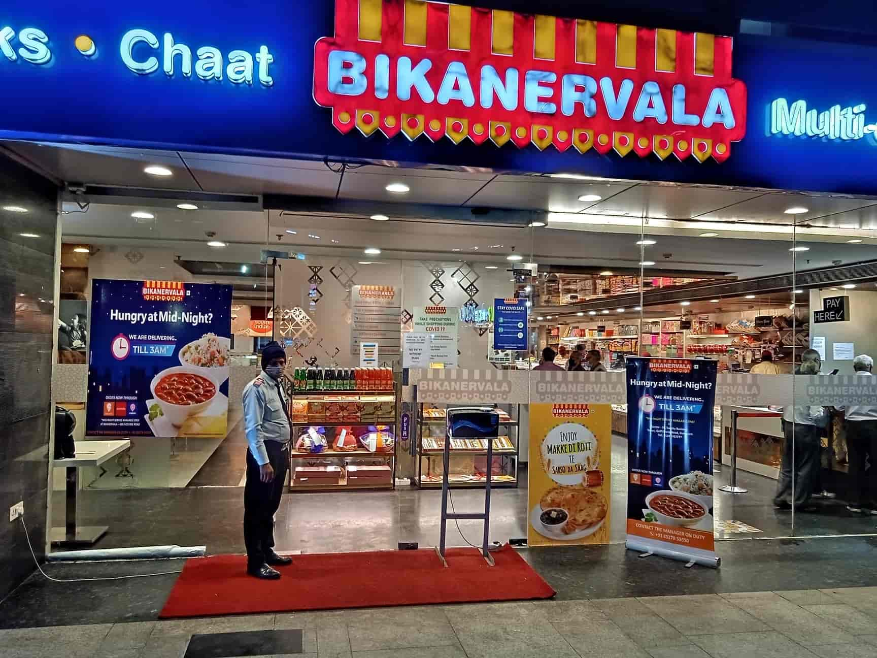 Bikanervala, Gurgaon Sector 54, Delhi - Indian, Pan Asian, Fast Food, Chinese, Desserts, Breakfast, Street Food, North Indian, South Indian, Pure Vegetarian Cuisine Restaurant - Justdial