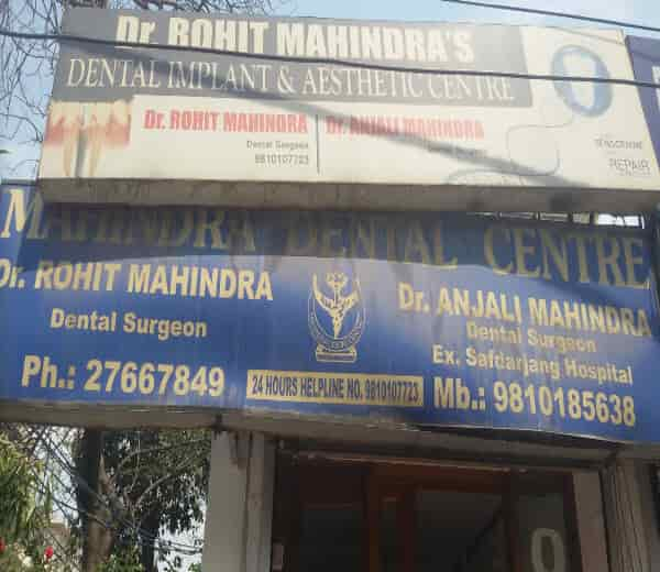 Dr. Anjali Mahindra (Mahindra Dental Centre) in Kamla Nagar,Delhi ...