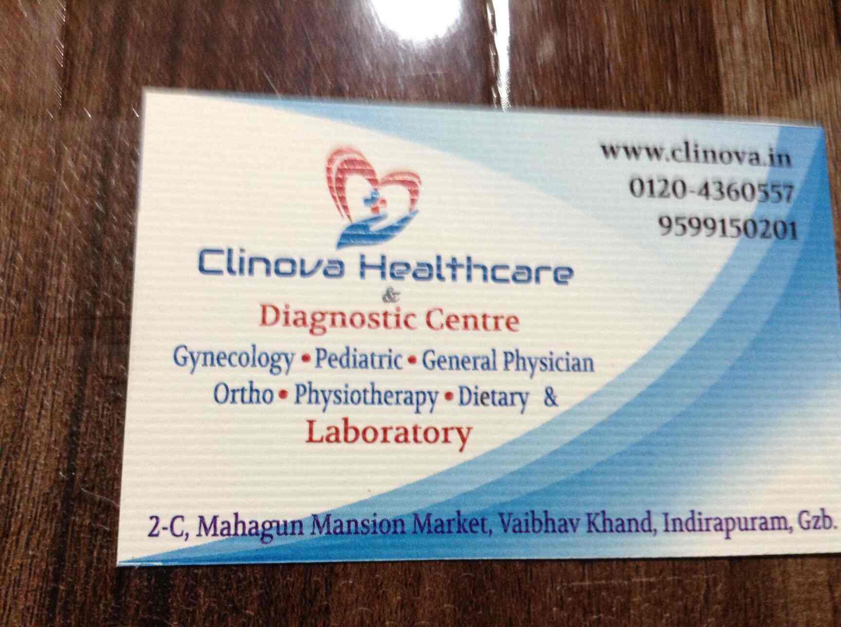 Clinova Healthcare And Diagnostic Cntre in Vaibhav Khand-indirapuram ...