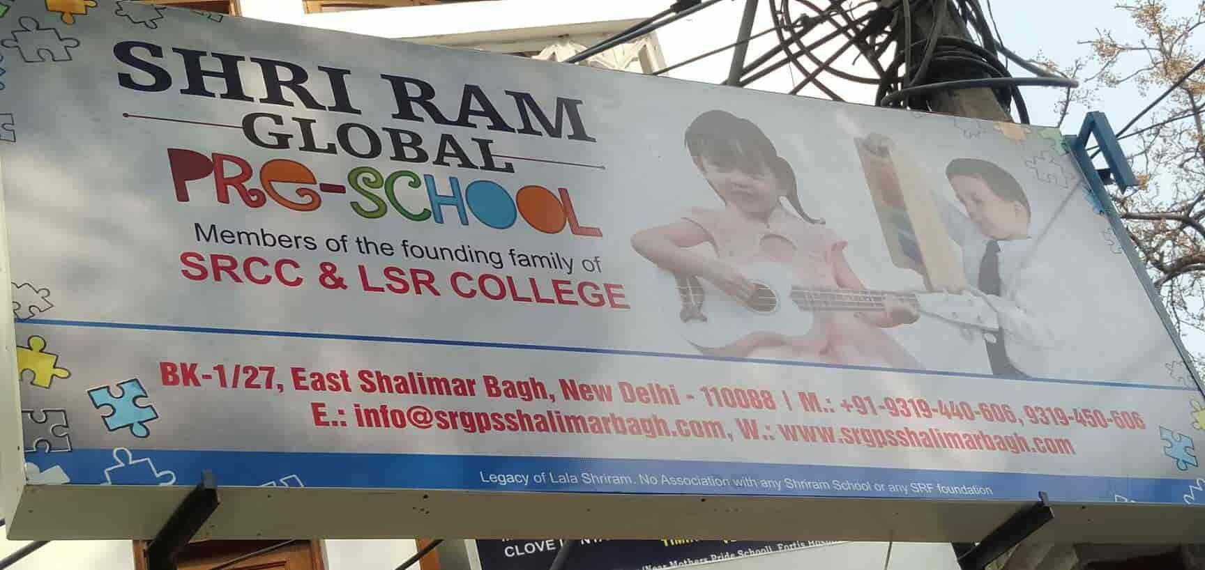 Shri Ram Global School in Shalimar Bagh,Delhi - Best Playgroups in ...