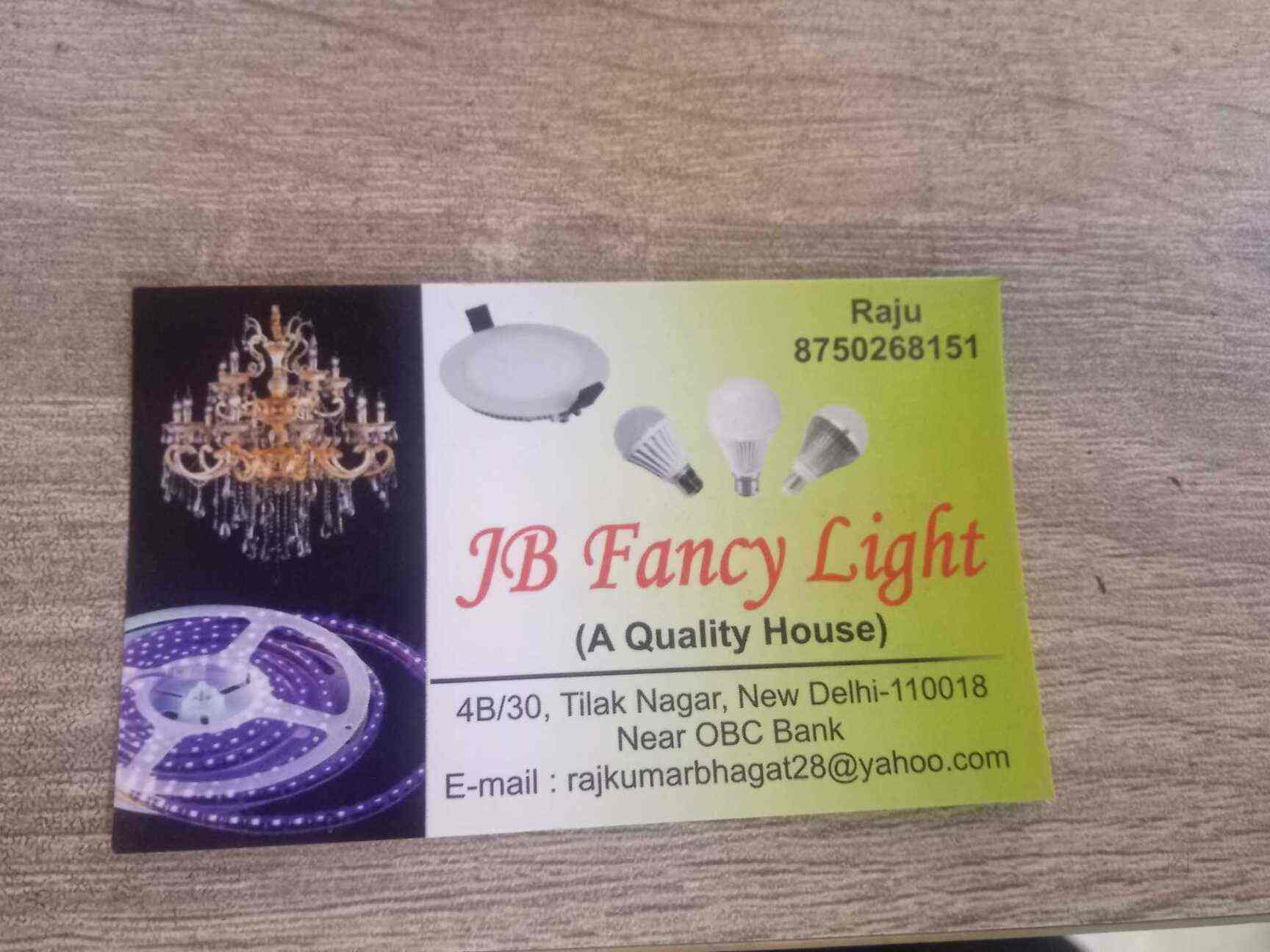 Jb Fancy Light in Tilak Nagar,Delhi Best Lighting Dealers in Delhi