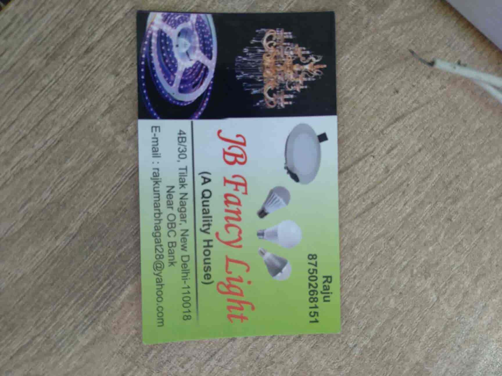 Jb Fancy Light in Tilak Nagar,Delhi Best Lighting Dealers in Delhi