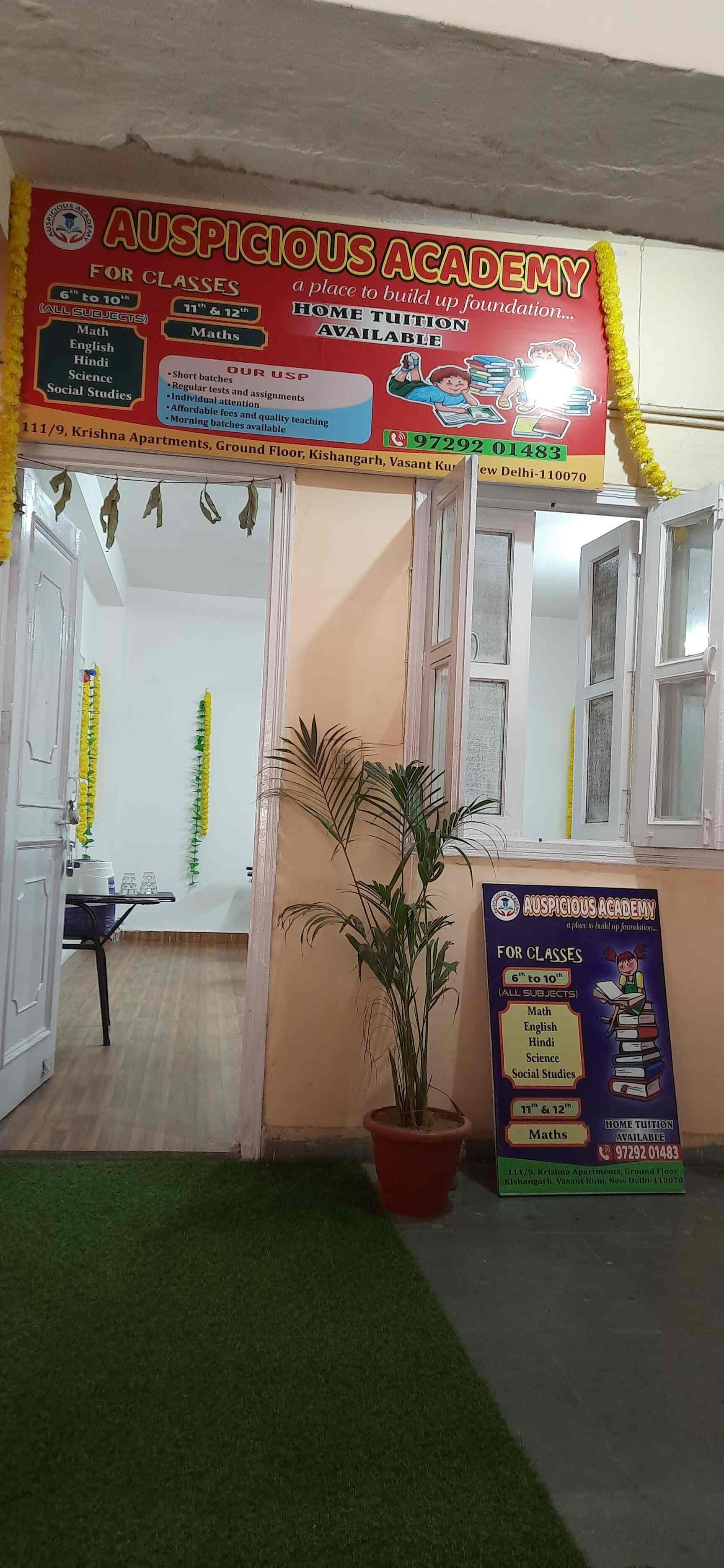 Auspicious Academy in Kishangarh Village,Delhi - Best Tutorials in ...