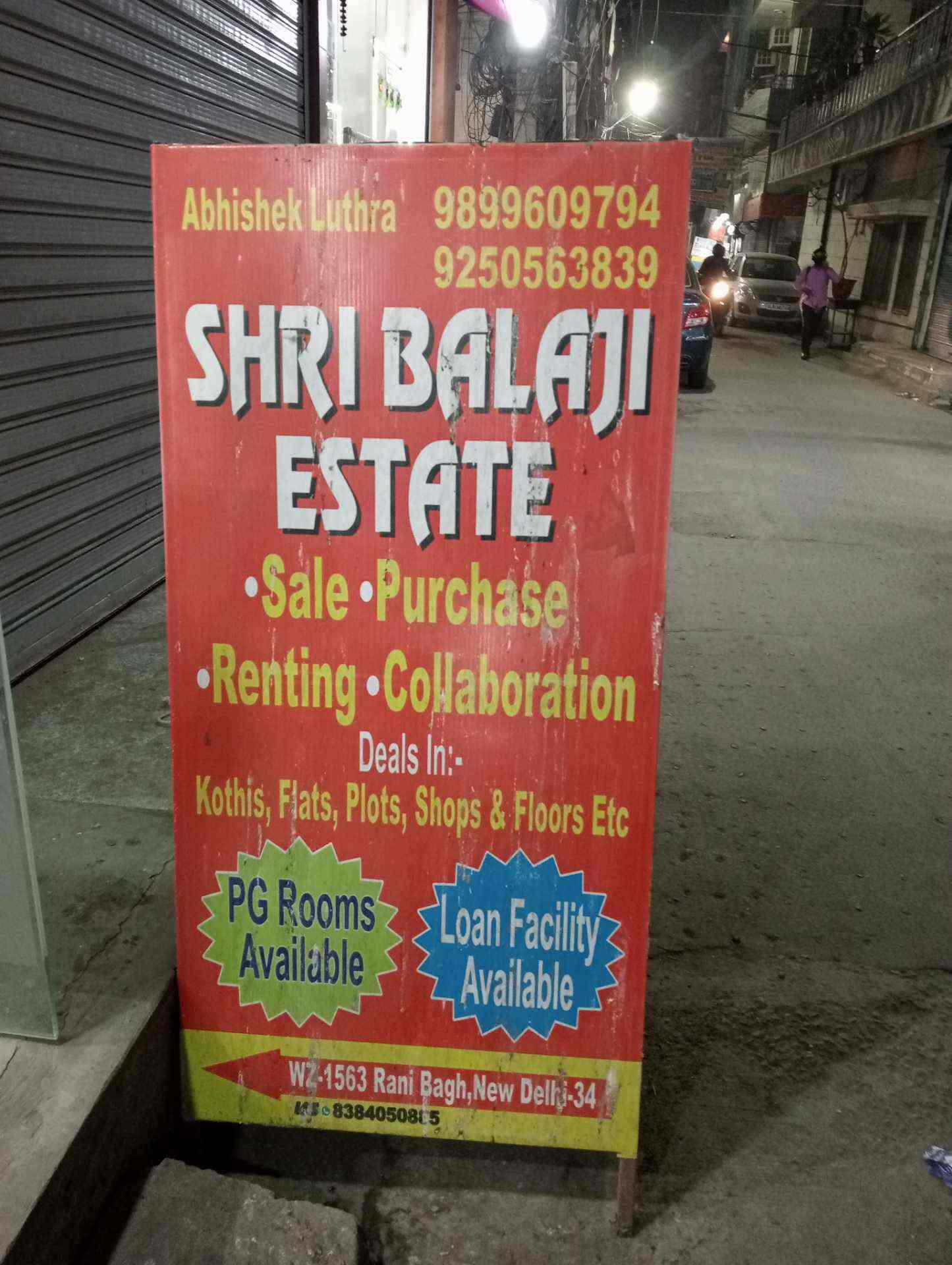 Shri Balaji Estate in Rani Bagh,Delhi Best Estate Agents in Delhi