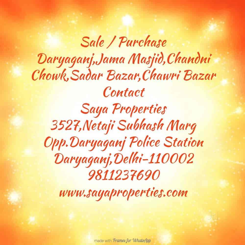 Saya Properties in Darya Ganj,Delhi Best Estate Agents in Delhi