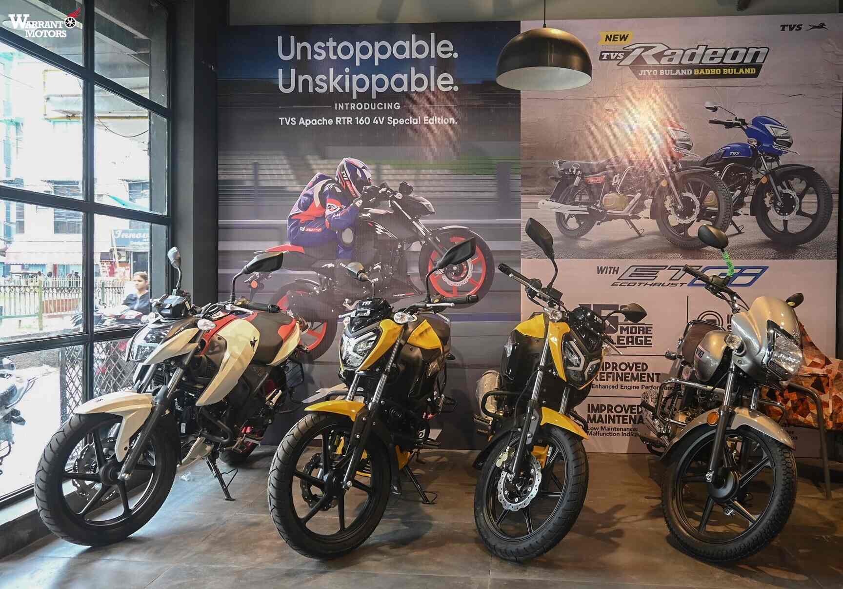 Warranto MotorsMulti Brand Showroom in Tilak Nagar,Delhi Best TVS