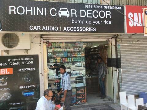 Car accessories clearance shop in rohini