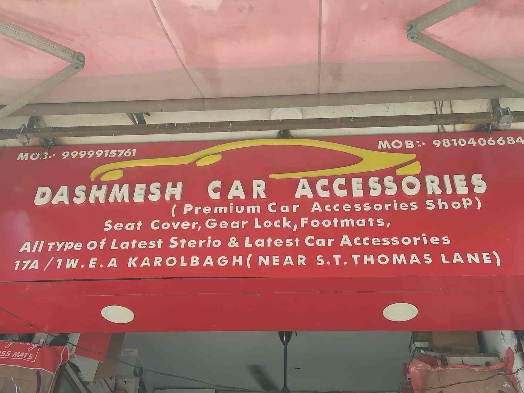 Dashmesh Car Accessories, Karol Bagh Car Accessory Dealers in Delhi