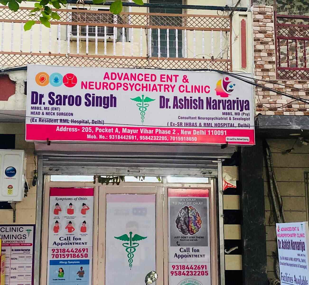 List Of Best ENT Doctors in Mayur Vihar Phase 1 Best ENT Clinics