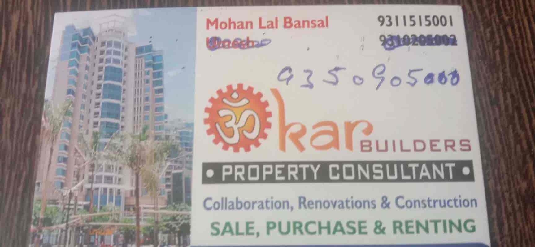 Omkar Builder & Property in Keshav Puram,Delhi Best Estate Agents in