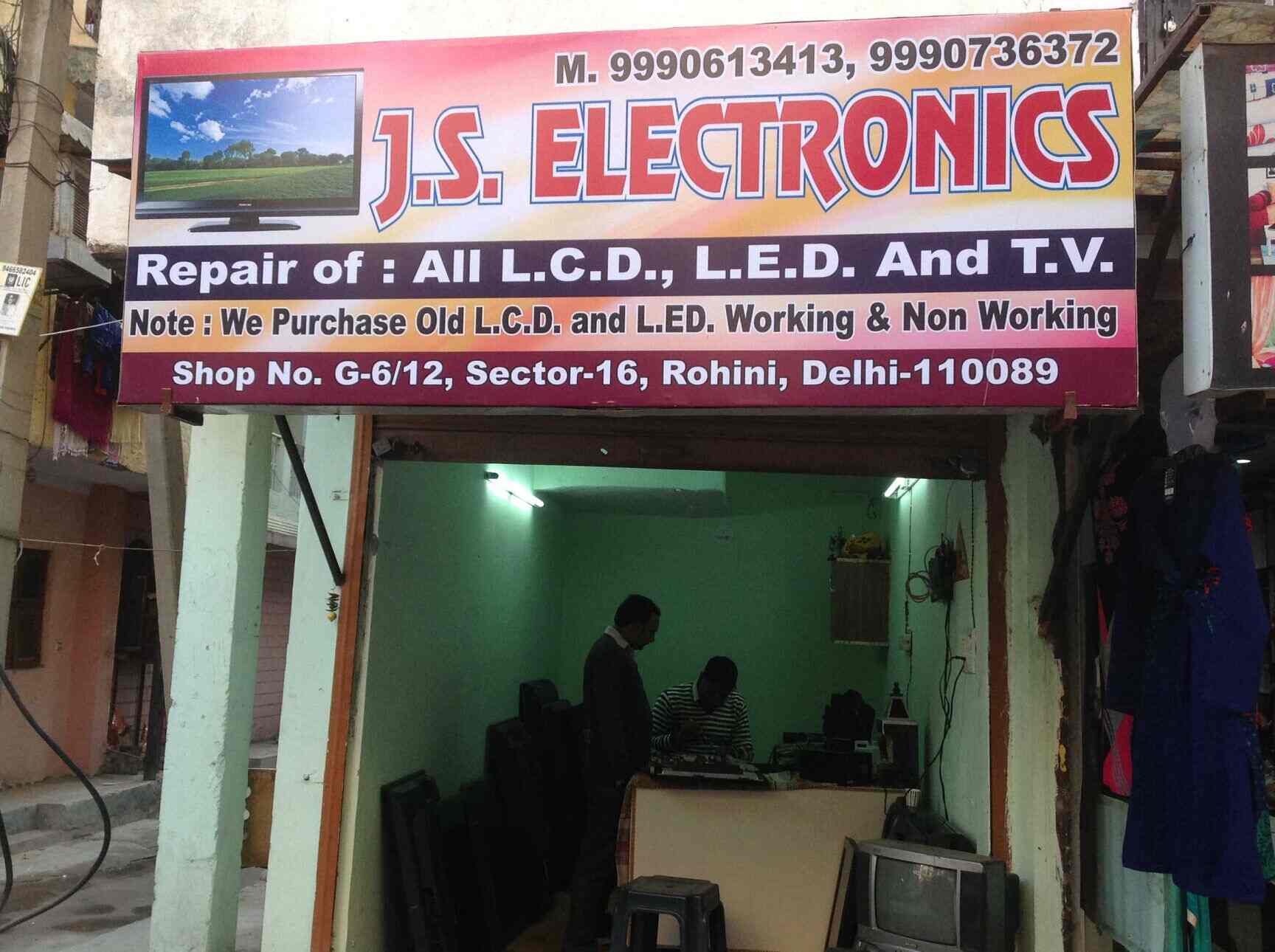 J S Electronics Rohini Sector 16 Led Tv Repair Services In Delhi Justdial