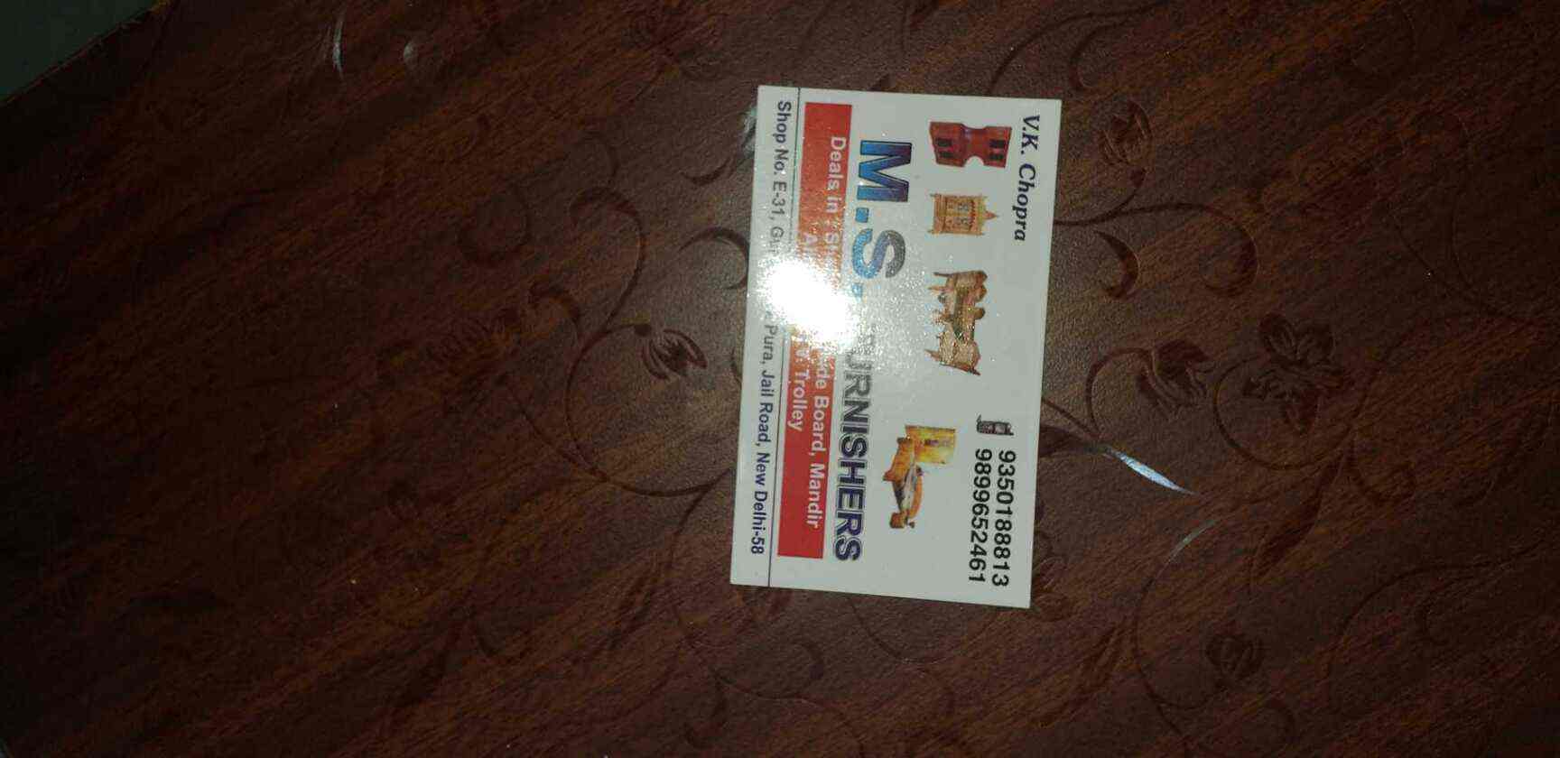 M.S Furniture in Tilak Nagar,Delhi Best Furniture Dealers in Delhi