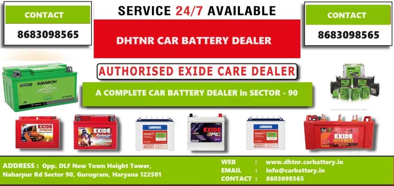 Dhtnr Car Battery Dealer in Gurgaon Sector 90,Delhi Best Car Battery
