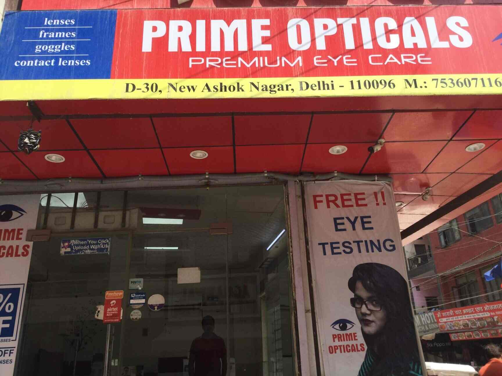 Prime Opticals in New Ashok Nagar,Delhi Best Opticians in Delhi