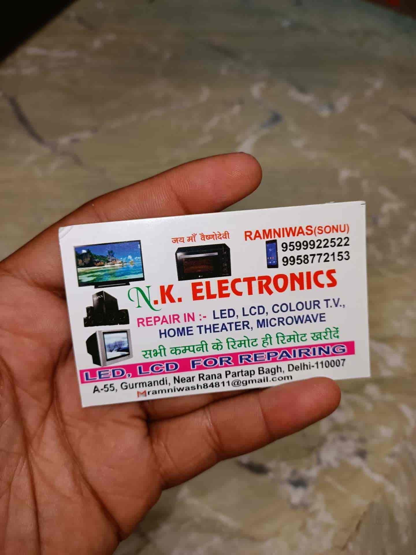 N K Electronics In Rana Pratap Bagh,Delhi - Best Tv Repair & Services In  Delhi - Justdial