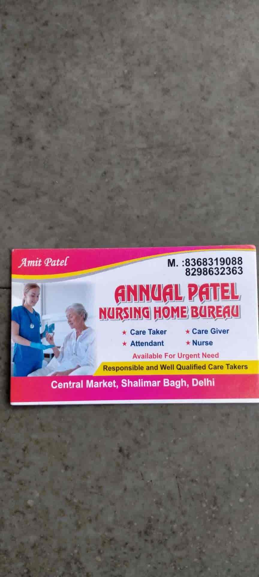 Top Patient Care Taker Services in Shalimar Bagh Best Ward Boy