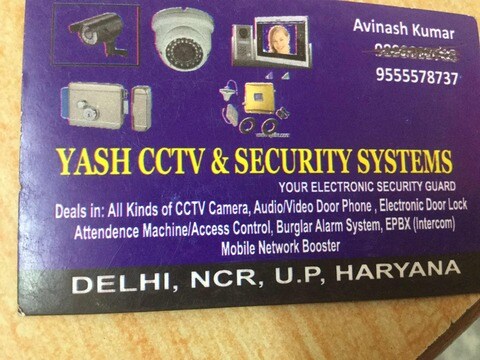 Yash Cctv Security Systems in Rajapuri Dwarka Delhi Best CCTV