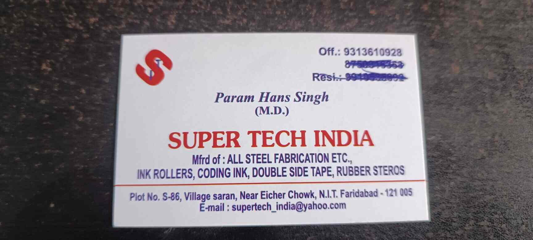 Super Tech India in Delhi Best Self Adhesive Tape Manufacturers in