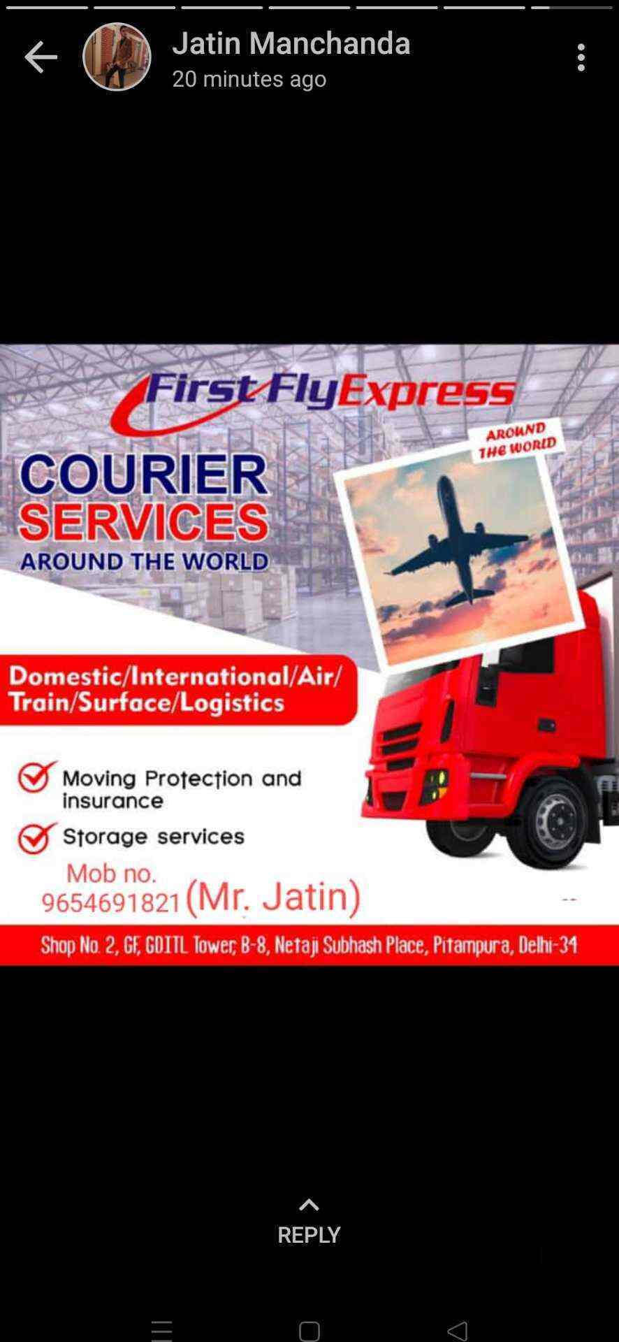 Top Blue Dart Courier Services near Rohini Avantika Best Courier