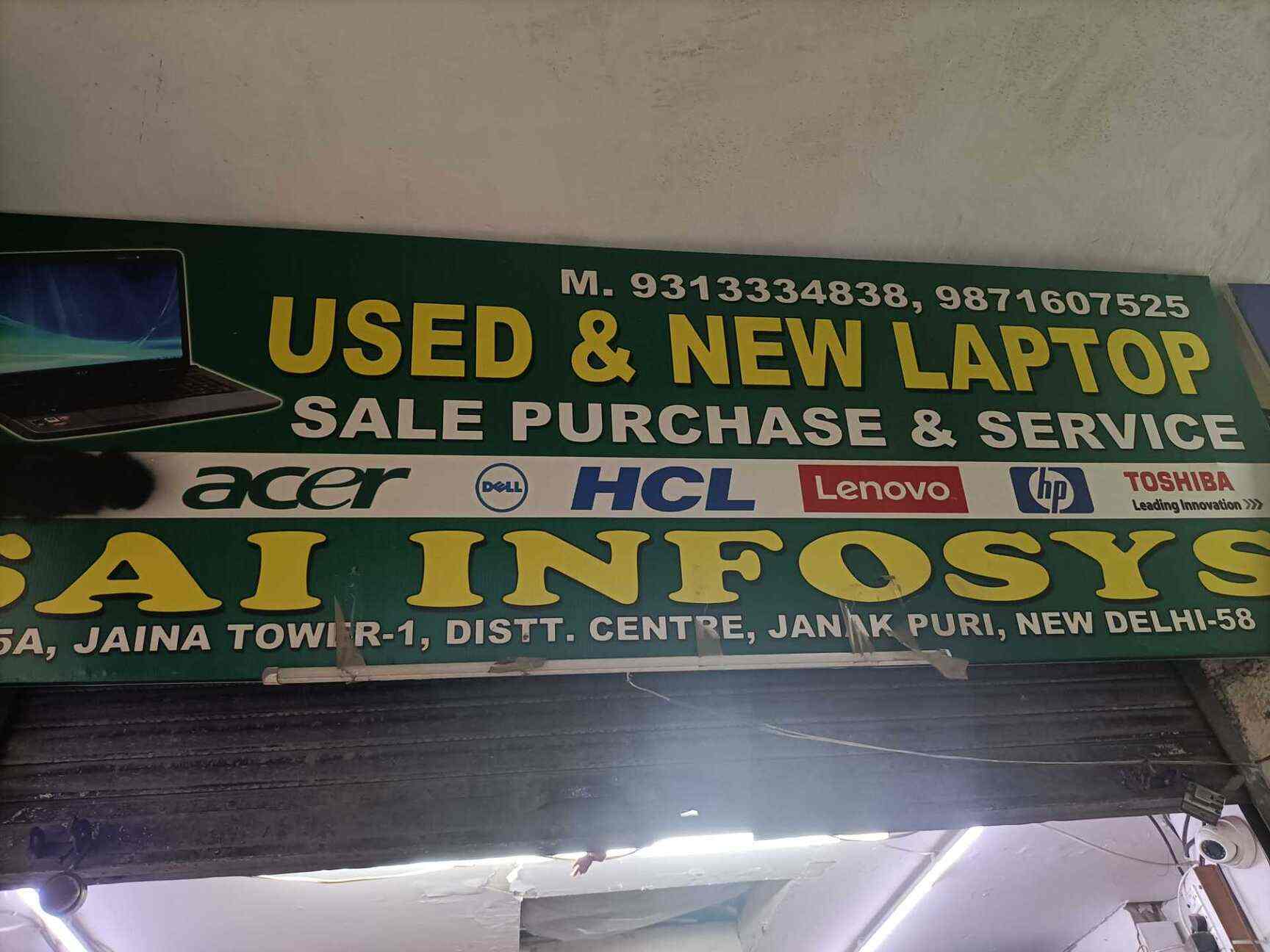 Sai Infosys in Virender NagarJanak Puri,Delhi Best Computer Repair